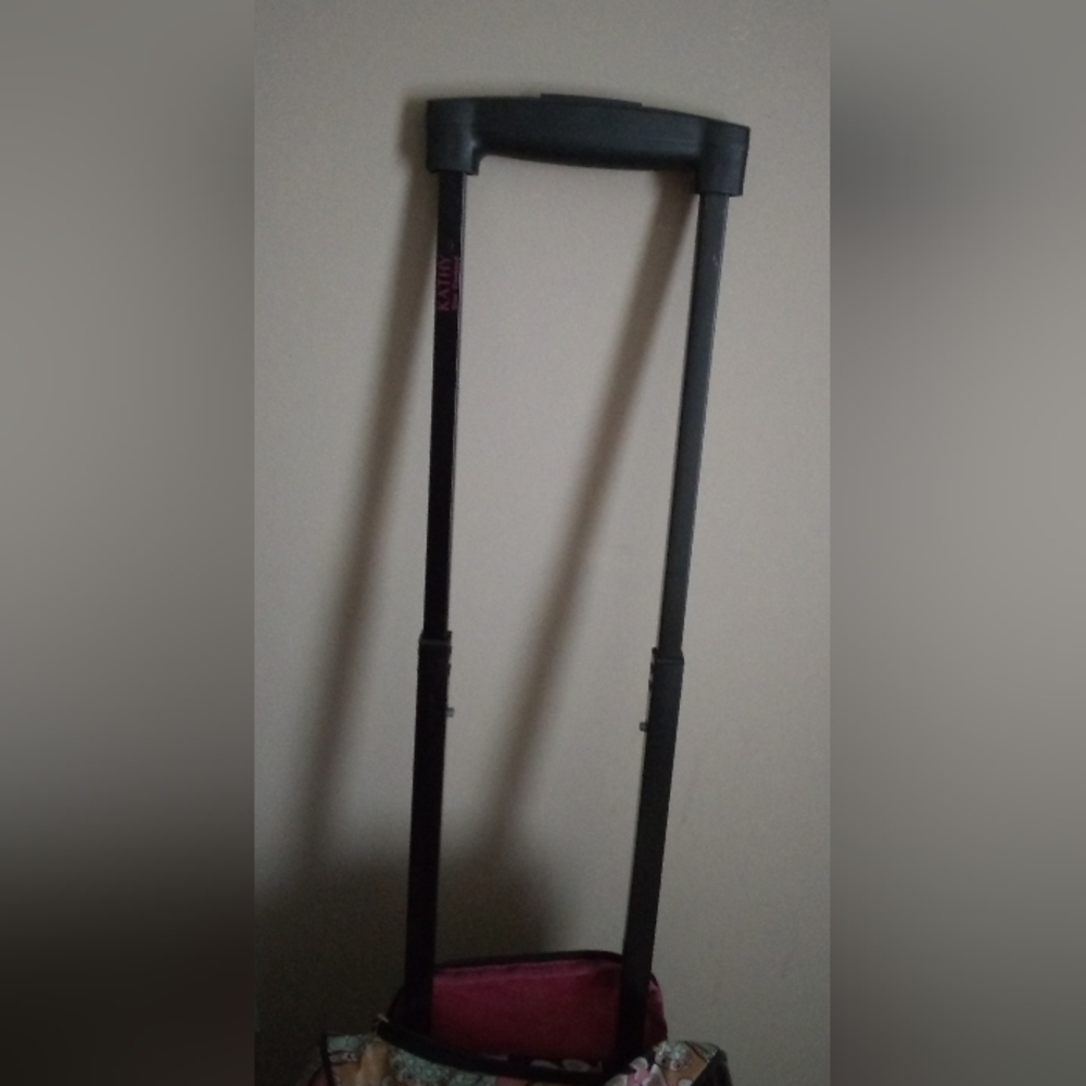 🩷🩶🖤💛 .Kathy Van Zeeland Rolling Bag - Picture 4 of 8